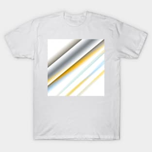 brown grey blue white abstract texture T-Shirt